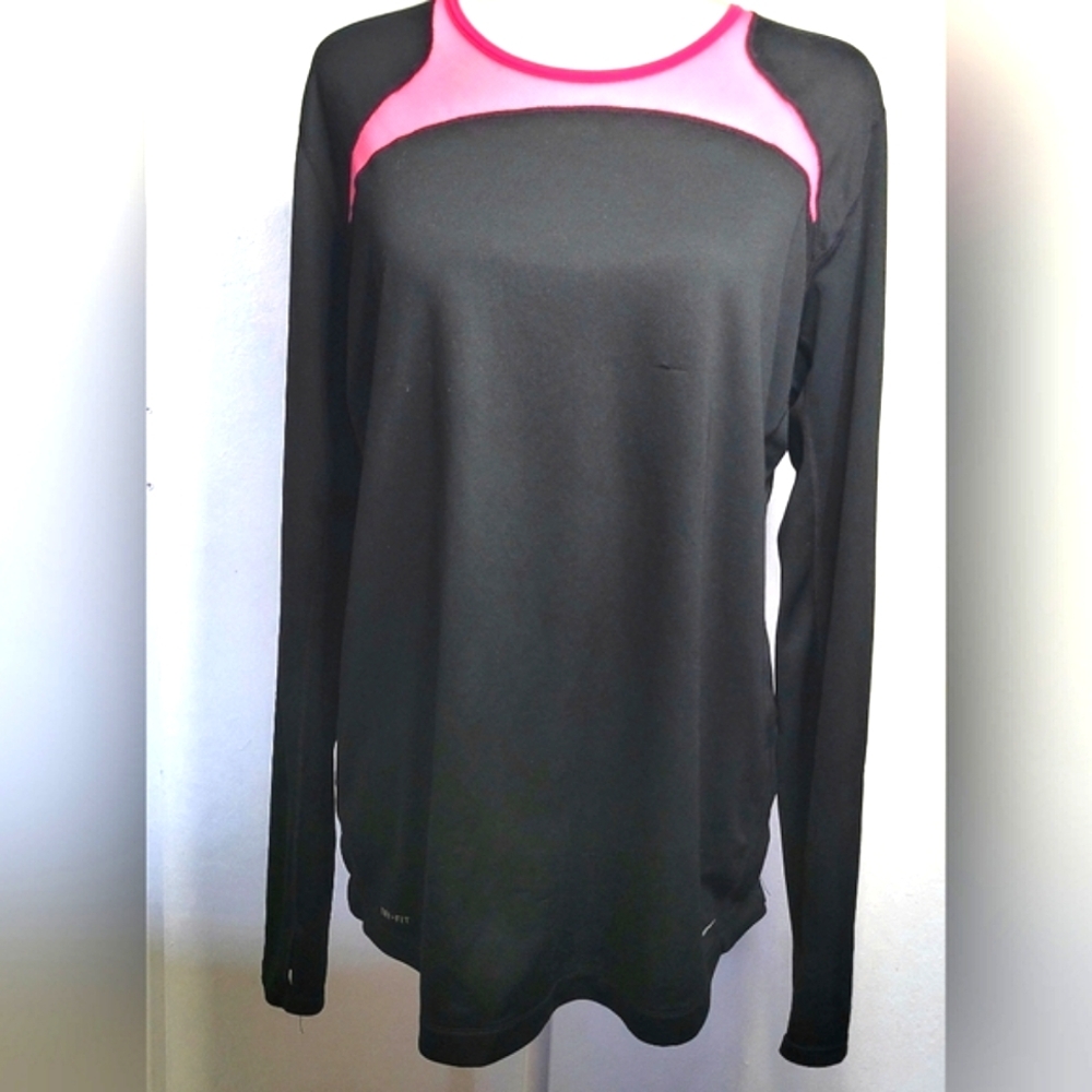 Nike Dri-Fit Long Sleeve Womens XL Active Shirt